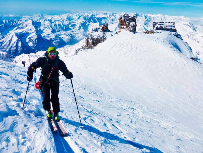 GRAN-PARADISO-MONT-BLANC-ESQUIS-PRINCIPAL Alpes invierno. Ascensión en esquís de travesía del Mont Blanc 4810m y Gran Paradiso 4061m con guía de montaña. Summa Mountain Guides