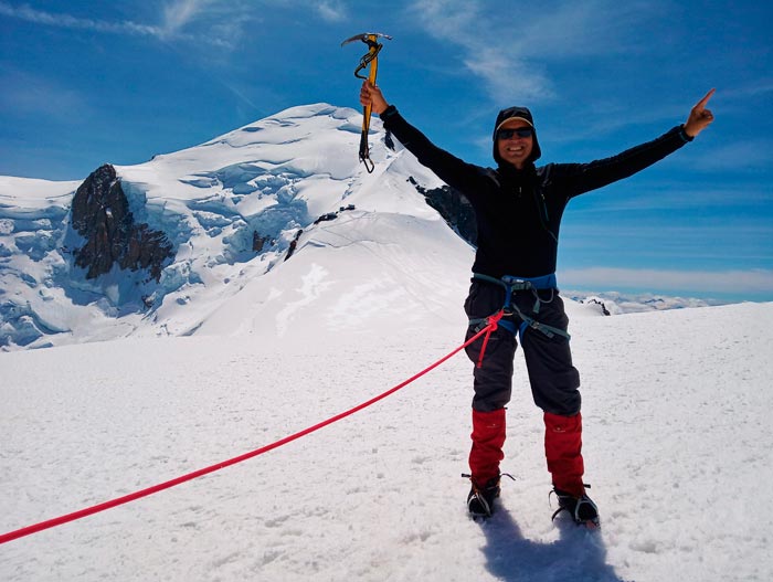 MONT-BLANC-PRINCIPAL Alpes. Ascensión del Mont Blanc 4810 metros, con guía de montaña. Summa Mountain Guides